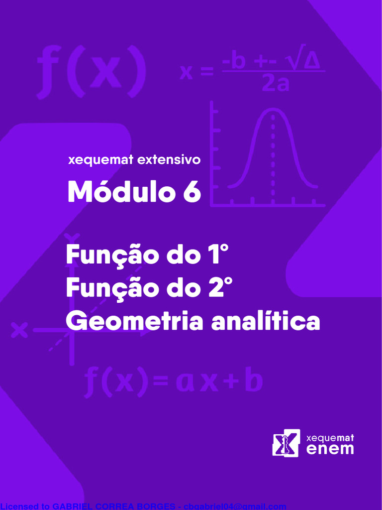 Extensivo Xequemat Enem Modulo 6 | PDF | Sistema de coordenada ...