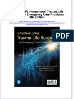 FULL Download Ebook PDF International Trauma Life Support For Emergency Care Providers 9th Edition PDF Ebook