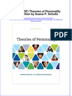 Ebook PDF Theories of Personality 11th Edition by Duane P Schultz PDF