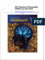 Ebook PDF Theories of Personality 9th Edition by Jess Feist PDF