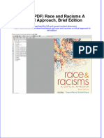 Ebook Ebook PDF Race and Racisms A Critical Approach Brief Edition PDF