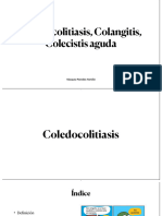 Coledocolitiasis, Colangitis y Colecistitiss