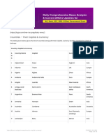 List of Country, Its Capital & Currency - Download The PDF For The Updated List
