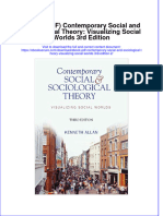 Ebook PDF Contemporary Social and Sociological Theory Visualizing Social Worlds 3rd Edition 2 PDF