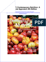 Ebook PDF Contemporary Nutrition A Functional Approach 4th Edition PDF
