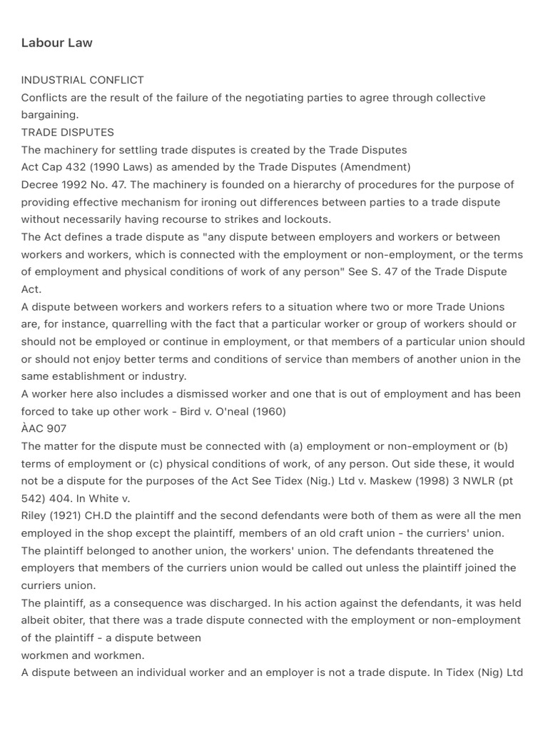 Labour Law Pdf Arbitration Arbitral Tribunal