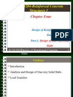 RC-I Chapter 4 One-Way Solid Slabs