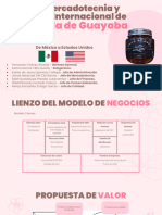Plan de Mercadotecnia y Promoción Internacional (Expo Mermelada de Guayaba)