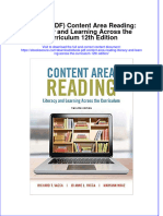 Ebook PDF Content Area Reading Literacy and Learning Across The Curriculum 12th Edition PDF