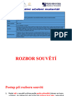 9 Rozbor Souveti