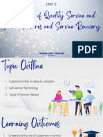 Co-Creation of Quality Service and Service Failures and Service Recovery