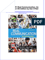 Ebook Ebook PDF Real Communication An Introduction 4th Edition by Dan Ohair PDF