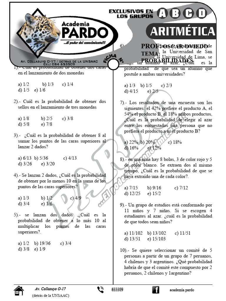 Calculadora De Probabilidades Geogebra