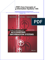 Ebook PDF Core Concepts of Accounting Information Systems 13th PDF