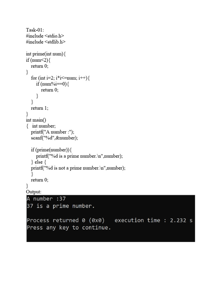 C Programming Tasks and Solutions | PDF | Software Development ...