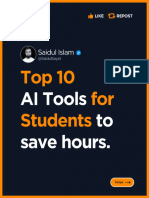 Top 10 AI Tools for Students to save hours
