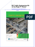 Ebook PDF Traffic Engineering 5th Edition by Roger P Roess PDF