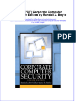 Ebook PDF Corporate Computer Security 4th Edition by Randall J Boyle PDF