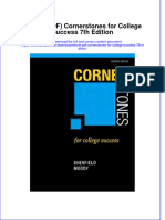 Ebook PDF Cornerstones For College Success 7th Edition PDF
