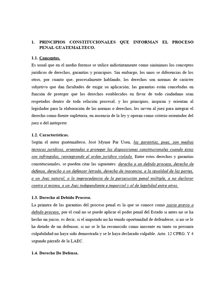 Principios Contitucionales | PDF | Sentencia (ley) | Debido al proceso