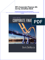 Ebook PDF Corporate Finance 4th Edition by Jonathan Berk PDF