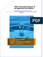 Ebook PDF Corporate Finance A Focused Approach 6th Edition PDF