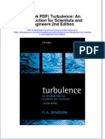 Ebook PDF Turbulence An Introduction For Scientists and Engineers 2nd Edition PDF