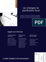 Stratégies de Plannification Fiscal