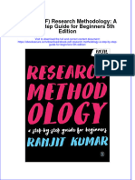 Ebook Ebook PDF Research Methodology A Step by Step Guide For Beginners 5th Edition PDF