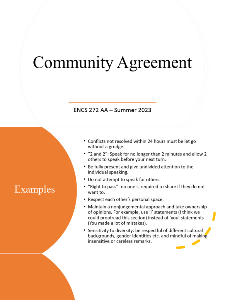 Community Agreement PDF