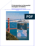 FULL Download Ebook PDF Introduction To Geospatial Technologies 3rd Edition PDF Ebook