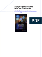 Ebook PDF Corporations and Financial Markets Law 7e PDF