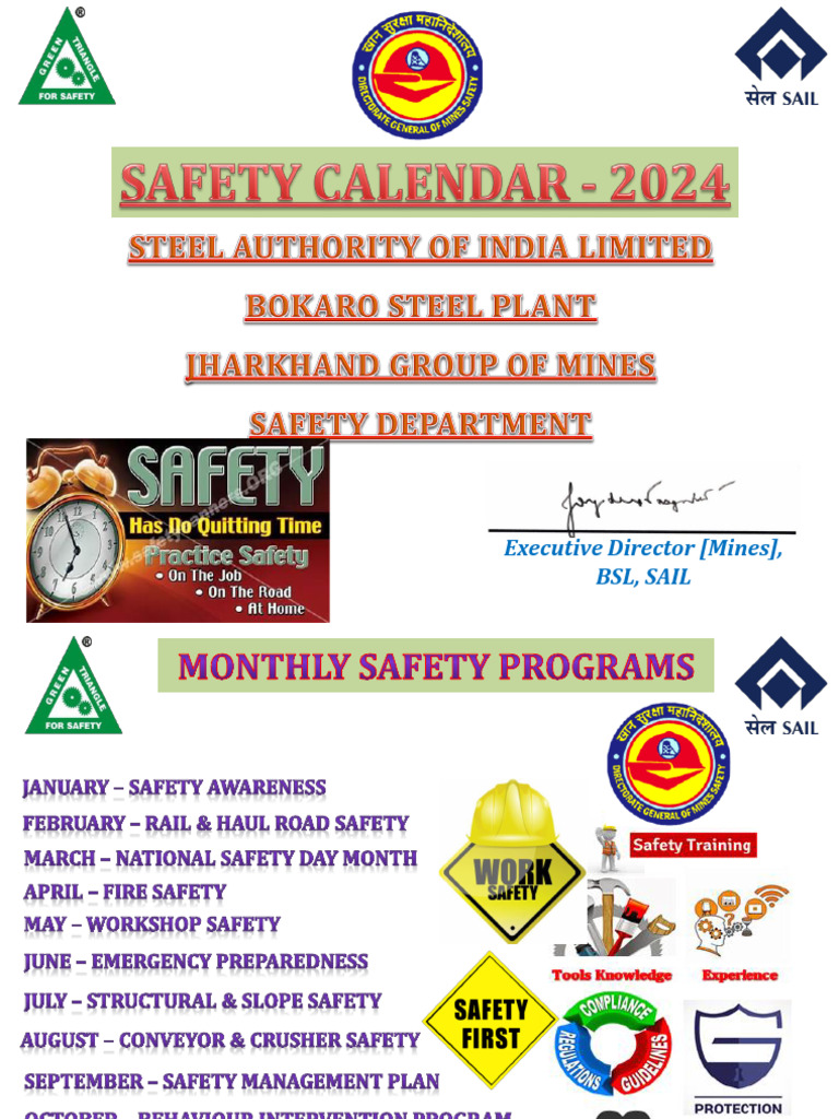 Annual Safety Awareness Program Schedule | PDF | Occupational Safety ...