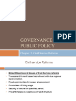 GPP Chapter 5. Civil Service Reforms
