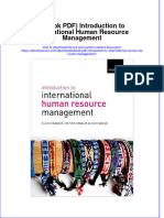 FULL Download Ebook PDF Introduction To International Human Resource Management PDF Ebook