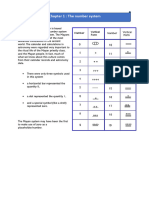 The Number System and Mathematics Language