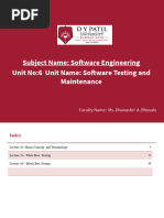 SE - Comps - Software Engineering - Unit 6 - Week-12