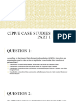 3.1 CIPP E Case Studies Part 1