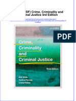 Ebook PDF Crime Criminality and Criminal Justice 3rd Edition PDF