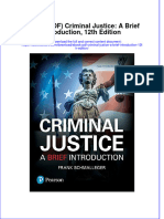 Ebook PDF Criminal Justice A Brief Introduction 12th Edition PDF