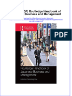 Ebook Ebook PDF Routledge Handbook of Japanese Business and Management PDF
