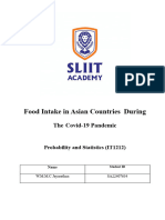 Food Intake in Asian Countries During The Covid-19 Pandemic - SA22407634