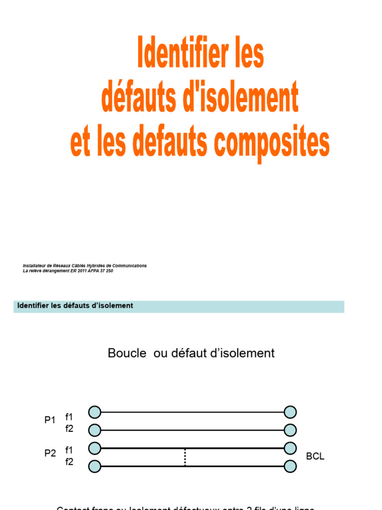 Identifier Les Défauts | PDF | Tension électrique | Électronique