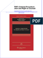 Ebook PDF Criminal Procedure Investigation and Right To Counsel PDF