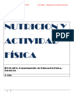 U.D. Nutrición y Actividad Física 3º ESO