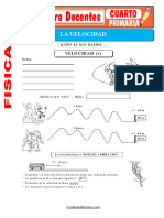 La Velocidad para Cuarto de Primaria