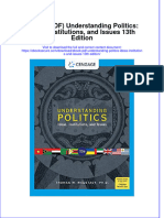 Ebook PDF Understanding Politics Ideas Institutions and Issues 13th Edition PDF