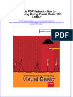 FULL Download Ebook PDF Introduction To Programming Using Visual Basic 10th Edition PDF Ebook