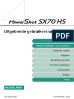 PowerShot SX70 HS Advanced User Guide NL