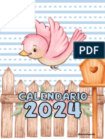 Calendario para Lembrancinha 1